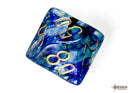 Nebula Oceanic/gold Luminary Polyhedral 7-Dice Set - Image 9