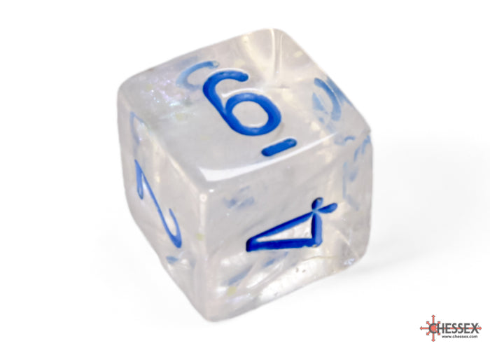 Borealis Icicle/light blue Luminary Polyhedral 7-Dice Set - Image 6 - Dice & Accessories - Image - Pop Weasel
