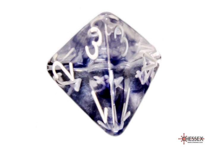 Nebula Black/white Polyhedral 7-Dice Set - Image 4 - Dice & Accessories - Image - Pop Weasel