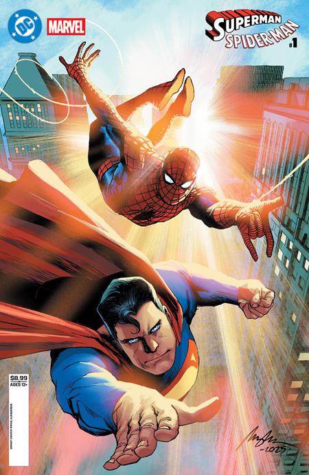 DC Marvel Superman Spider-man #1  | One Shot  C Rafael Albuquerque Card Stock Var