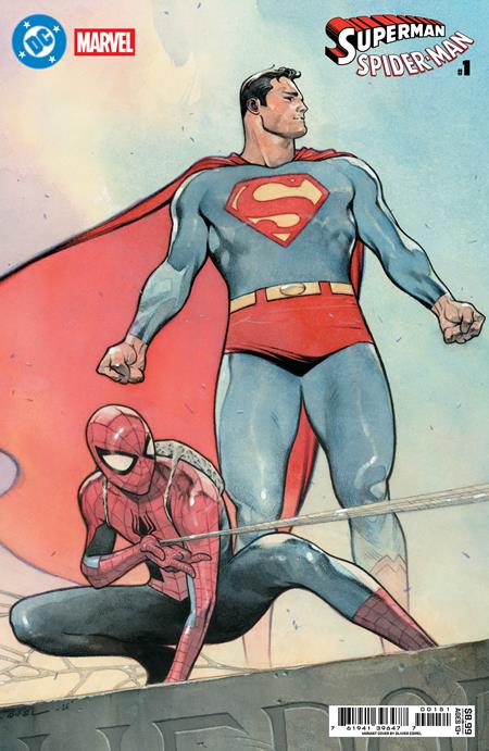 DC Marvel Superman Spider-man #1  | One Shot  E Olivier Coipel Card Stock Var