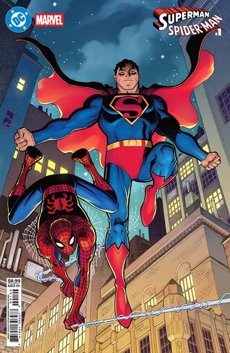 DC Marvel Superman Spider-man #1  | One Shot  L Arthur Adams Card Stock Var