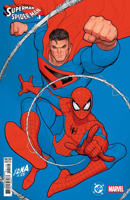 DC Marvel Superman Spider-man #1  | One Shot  Q David Nakayama Kingdom Come Superman & Spider-man Card Stock Var