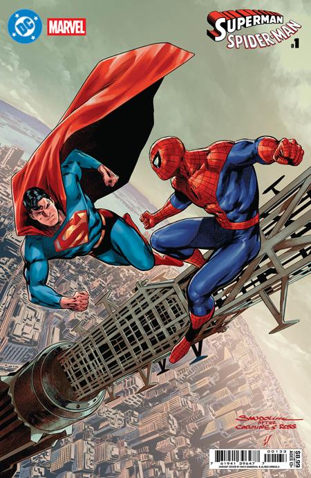 DC Marvel Superman Spider-man #1  | One Shot  S Rafa Sandoval Card Stock Var