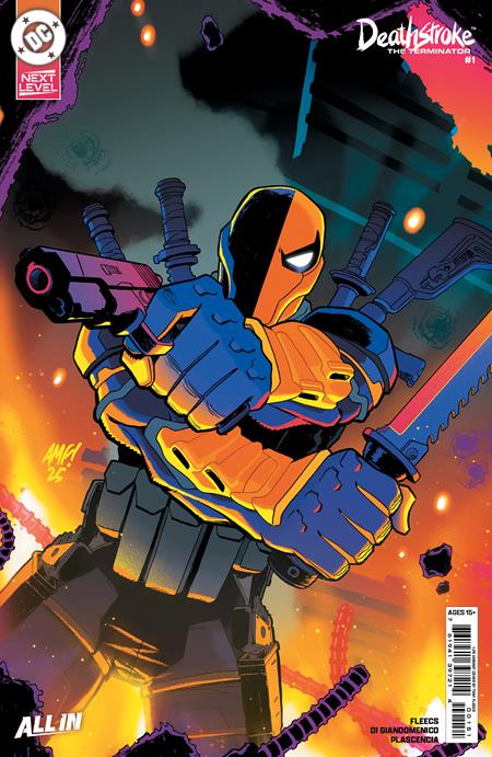 Deathstroke The Terminator #1  G Inc 1:25 Tony Fleecs Card Stock Var