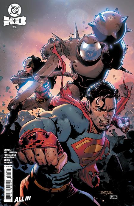 DC K.o. #5 (of 5)  K Inc 1:25 Mahmud Asrar Card Stock Var