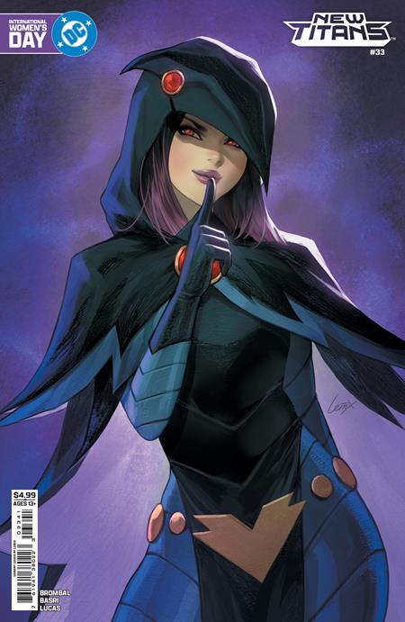 New Titans #33  D Lesley Leirix Li International Women’s Day Card Stock Var