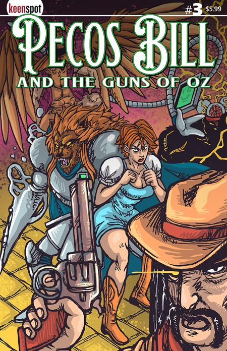 Pecos Bill & The Guns Of Oz #3  B Bryce Oquaye Var