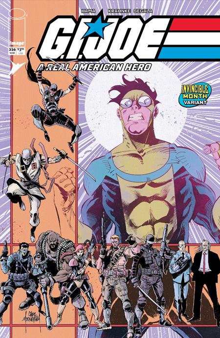 Gi Joe A Real American Hero #326  D Chris Mooneyham Invincible Team Up Var