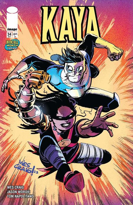 Kaya #34 C Wes Craig Invincible Team Up Var - Image