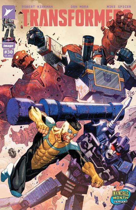 Transformers #30  F Josh Cassara Invincible Team Up Var