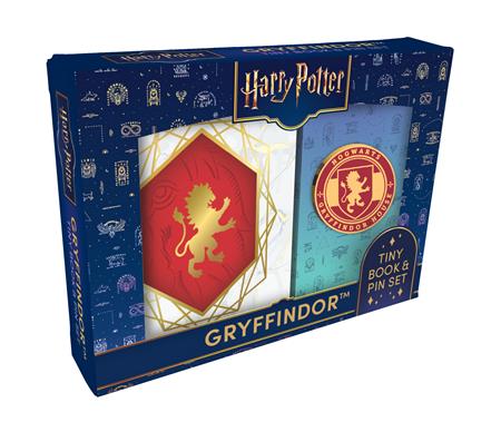 Harry Potter Gryffindor Tiny Book And Pin Set - Novelty - Image - Pop Weasel