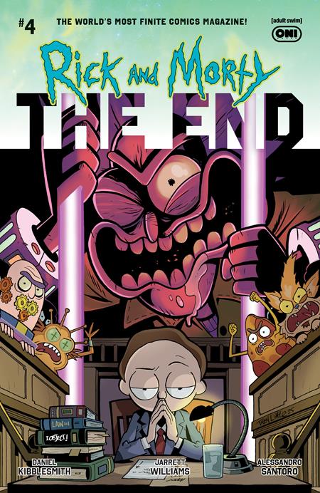 Rick And Morty The End #4 (of 6)  B Troy Little Var