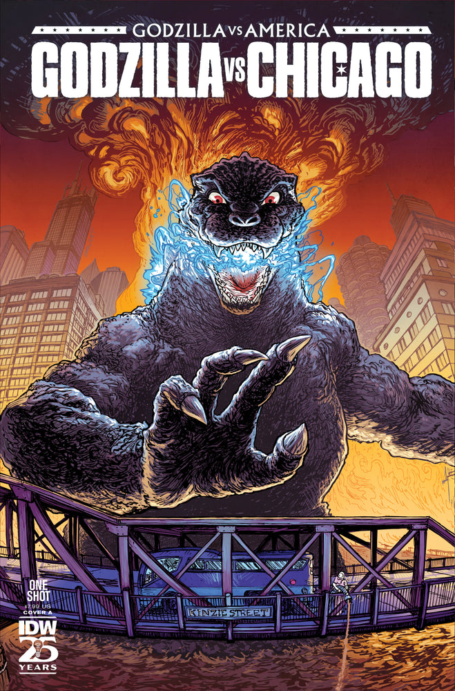 Godzilla Vs. America: Chicago Cover A (Browne) image - Comics - Image - Pop Weasel
