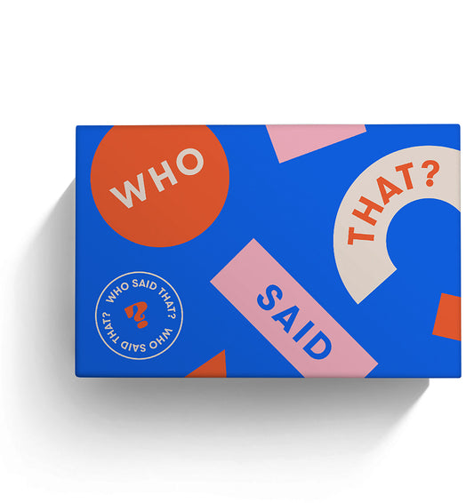 Who Said That? image