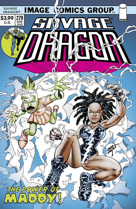 Savage Dragon #279  B Erik Larsen 70s Trade Dress Var