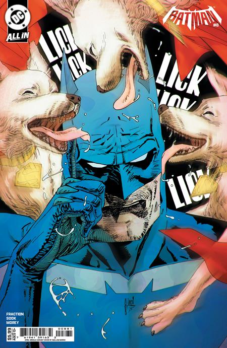 Batman #8  G Guillem March April Drools Card Stock Var