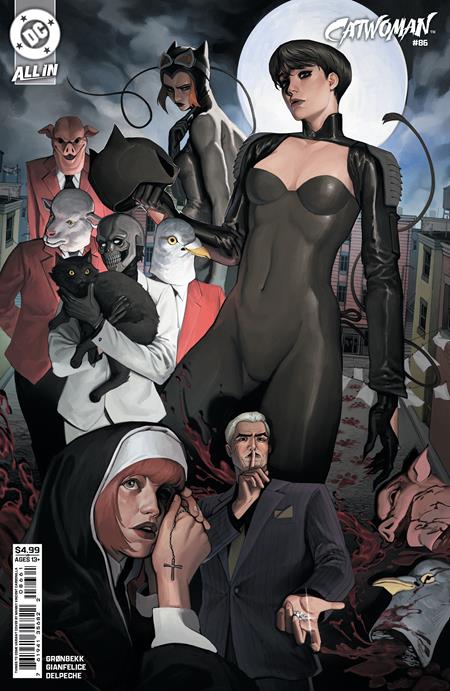Catwoman #86  E Manny Vincent Carbonilla Things To Come Card Stock Var