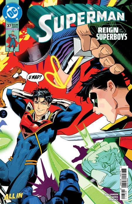 Superman #37  A Dan Mora (the Reign Of The Superboys)
