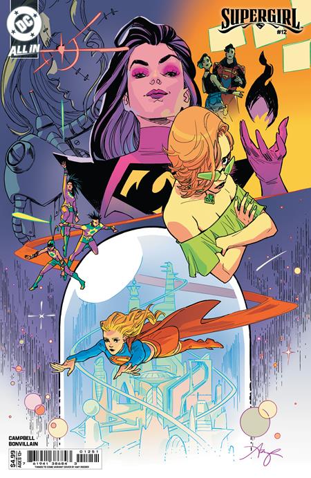 Supergirl #12  E Amy Reeder Things To Come Card Stock Var (the Reign Of The Superboys)