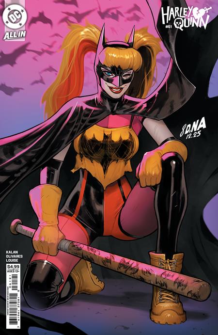 Harley Quinn #61  B David Nakayama Card Stock Var