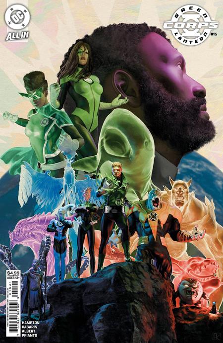 Green Lantern Corps #15  D Ariel Colon Things To Come Card Stock Var