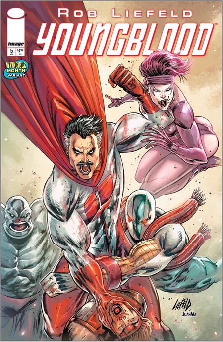 Youngblood #5  G Rob Liefeld Invincible Team Up Var