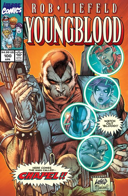Youngblood #100  N Rob Liefeld & Todd Mcfarlane Var