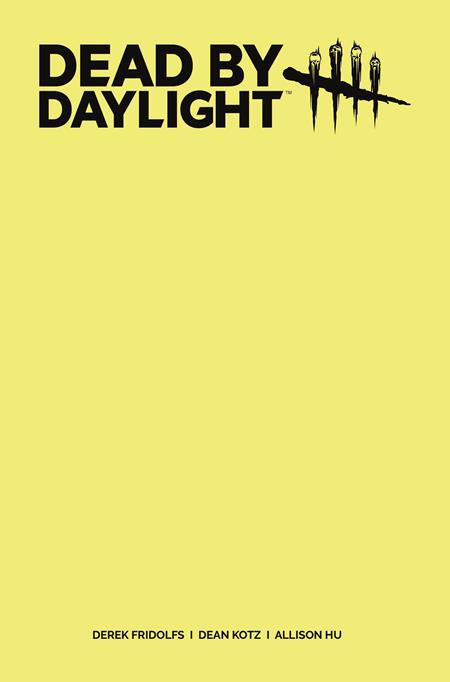 Dead By Daylight The Hillbilly #1 (of 4)  G Color Blank Sketch Var