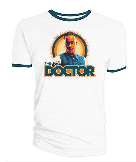Doctor Who Fifteenth Doctor Retro Ringer T-shirt Xxl - Image - Comics - Image - Pop Weasel