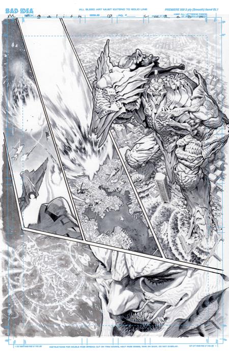Olympus Saga Megalith #1 (of 4)  E Lewis Larosa Original Art Edition 2 Var