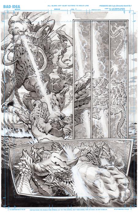 Olympus Saga Megalith #1 (of 4)  L Lewis Larosa Original Art Edition 9 Var