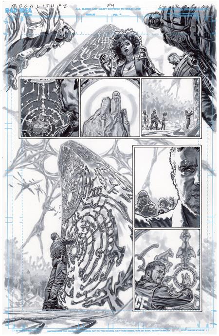 Olympus Saga Megalith #1 (of 4)  X Lewis Larosa Original Art Edition 21 Var
