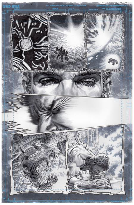 Olympus Saga Megalith #1 (of 4)  Zc Lewis Larosa Original Art Edition 26 Var