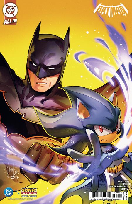 Batman #9  F Mirka Andolfo DC X Sonic Card Stock Var