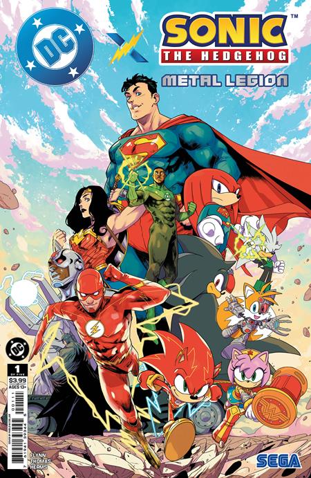 DC X Sonic The Hedgehog The Metal Legion #1 (of 5)  A Pablo M Collar