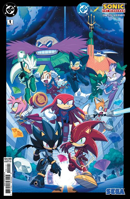 DC X Sonic The Hedgehog The Metal Legion - Comics - Image - Pop Weasel