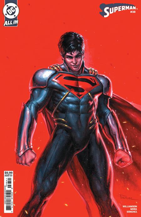 Superman #38  D Davide Paratore Card Stock Var (the Reign Of The Superboys)