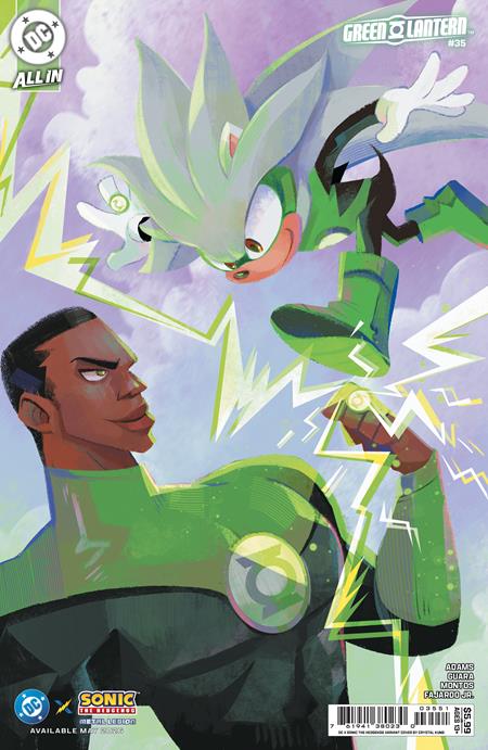 Green Lantern #35  E Crystal Kung DC X Sonic Card Stock Var
