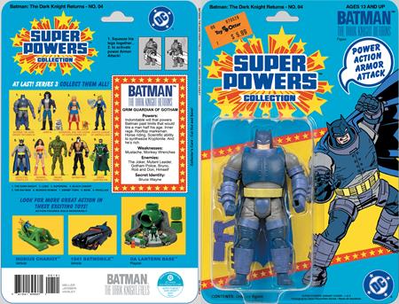 Batman The Dark Knight Returns #4 (of 4) Facsimile Edition  B Jason Geyer & Alex Saviuk Dark Knight Returns Armored Super Powers Action Figure Card Stock Var