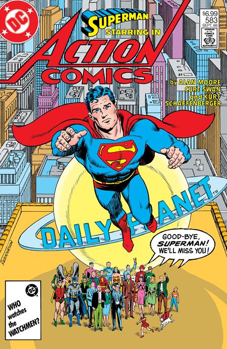 Action Comics #583 Facsimile Edition  C Curt Swan Foil Var (whatever Happened To The Man Of Tomorrow Part 2 Of 2)