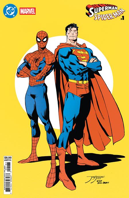 DC Marvel Superman Spider-man #1  | One Shot Second Printing Cvr B Jorge Jimenez Card Stock Var