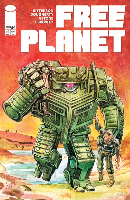 Free Planet #12  B Jed Dougherty Var