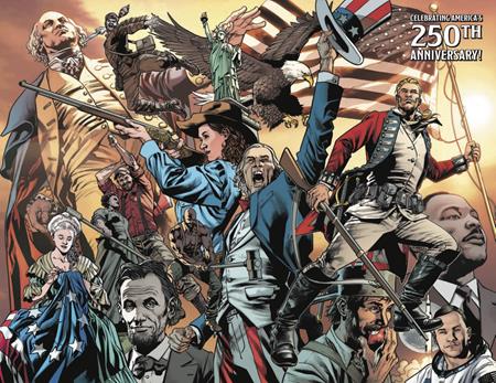 Redcoat #19  C Bryan Hitch Usa 250th Anniversary Wraparound Var