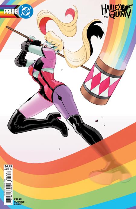 Harley Quinn #63  E Stephen Byrne DC Pride Card Stock Var