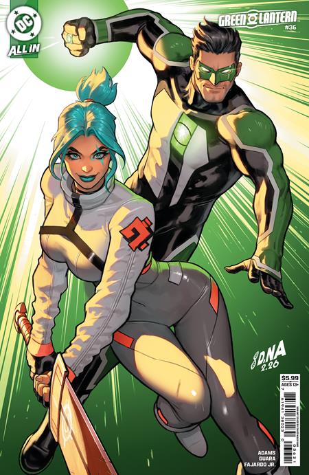 Green Lantern #36  B David Nakayama Card Stock Var