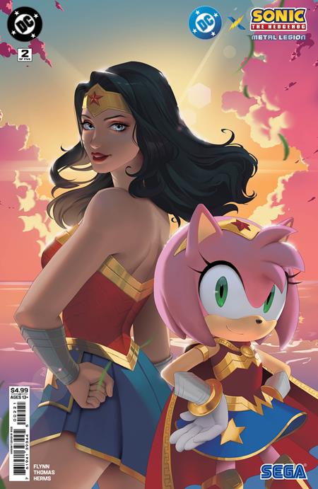 DC X Sonic The Hedgehog The Metal Legion #2 (of 5)  B R1c0 Card Stock Var