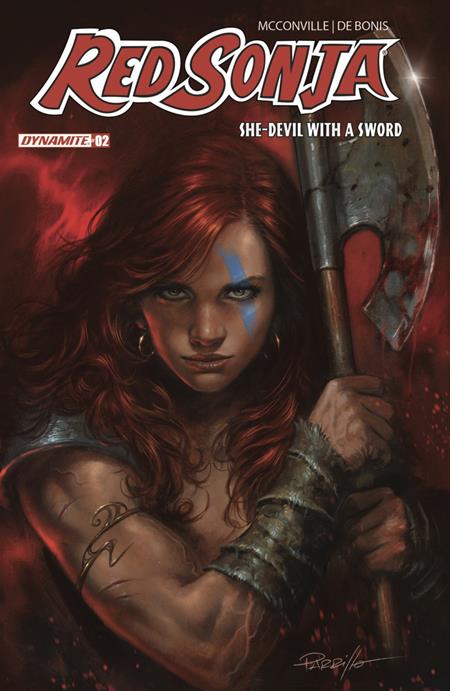 Red Sonja She Devil With A Sword #2  Za Lucio Parrillo Foil Var