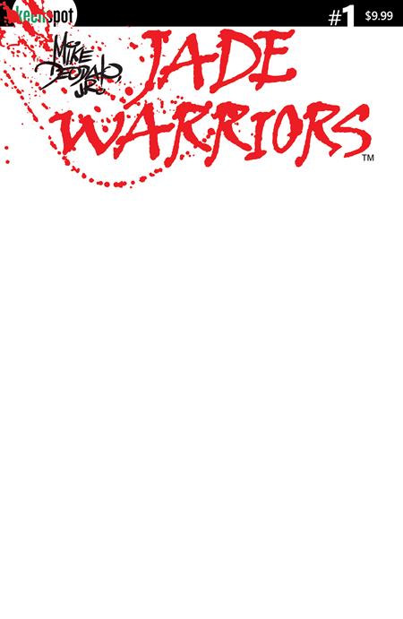 Jade Warriors #1  C Blank Sketch Var