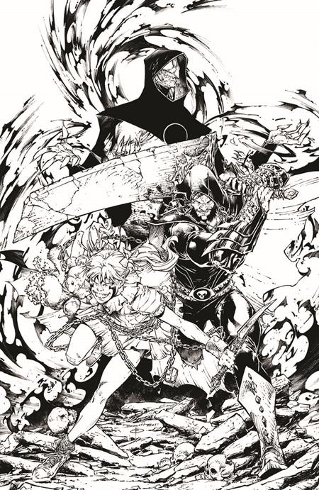 Spawn The Curse Of Sherlee Johnson #6  C Brett Booth B&w Virgin Var